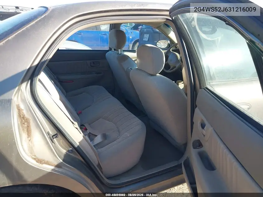 2003 Buick Century Custom VIN: 2G4WS52J631216009 Lot: 45491942