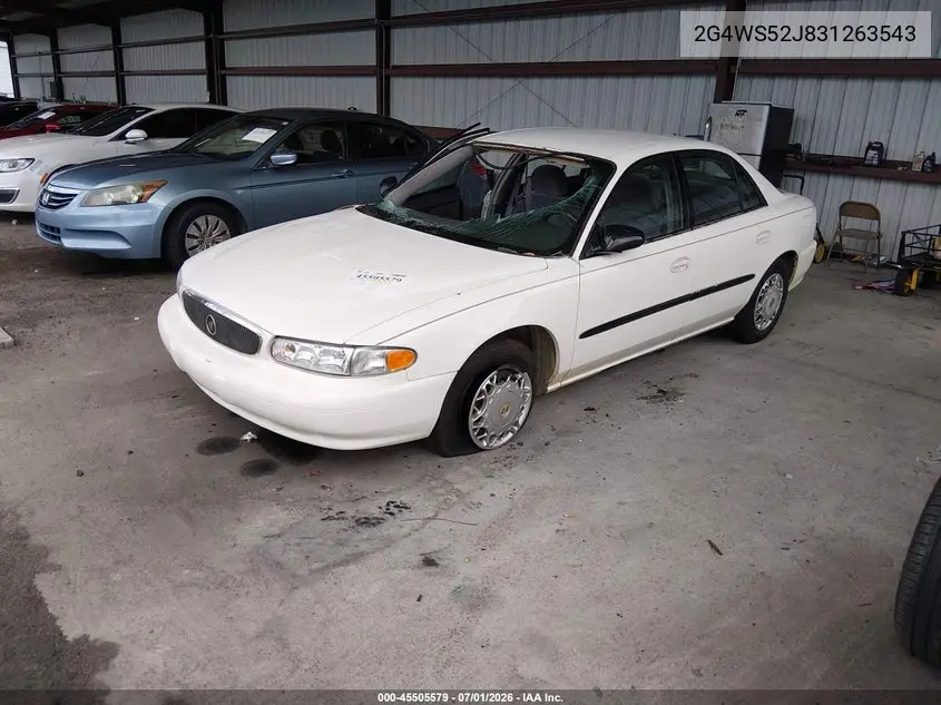 2003 Buick Century Custom VIN: 2G4WS52J831263543 Lot: 45505579