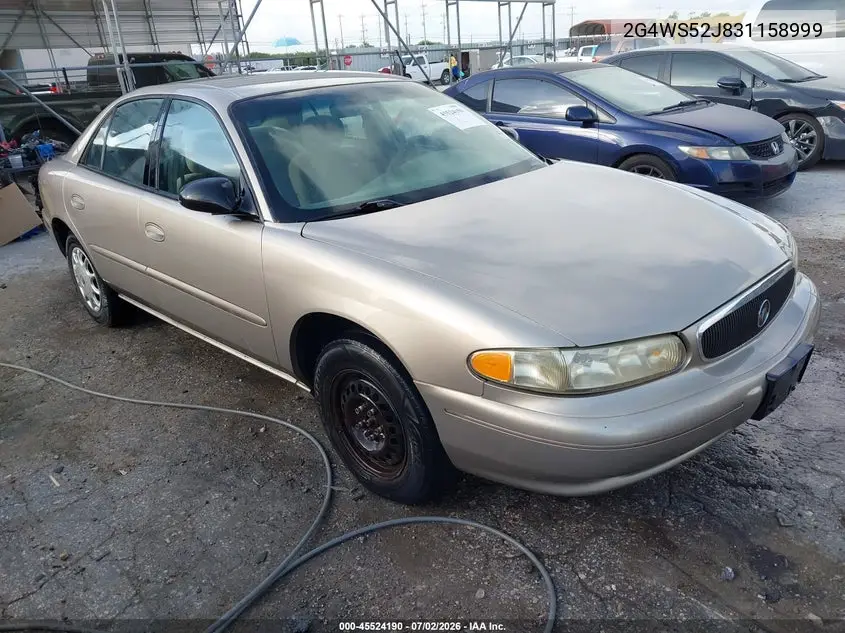 2003 Buick Century Custom VIN: 2G4WS52J831158999 Lot: 45524190