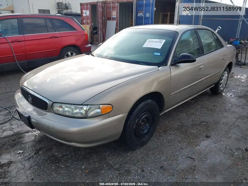 2003 Buick Century Custom VIN: 2G4WS52J831158999 Lot: 45524190
