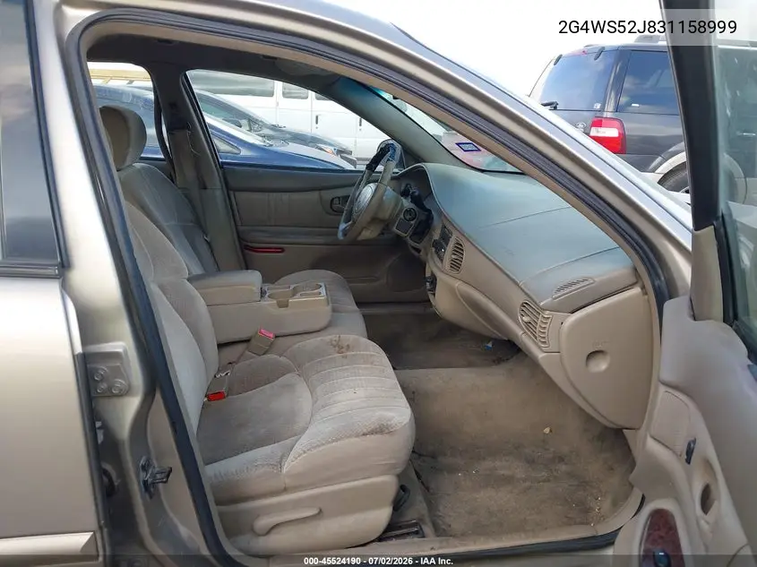 2003 Buick Century Custom VIN: 2G4WS52J831158999 Lot: 45524190
