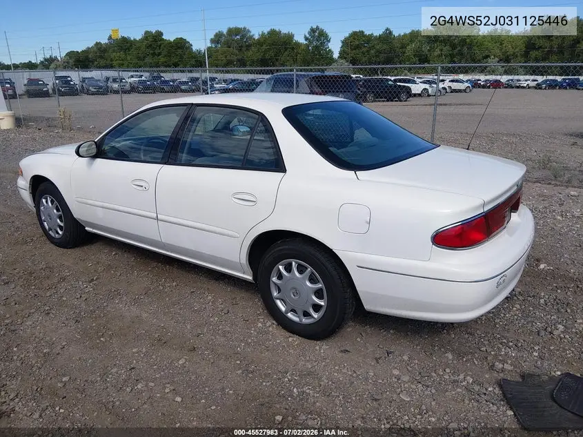 2003 Buick Century Custom VIN: 2G4WS52J031125446 Lot: 45527983