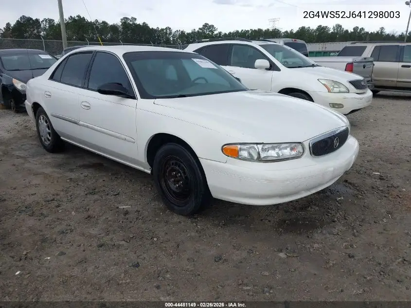 2004 Buick Century VIN: 2G4WS52J641298003 Lot: 44481149