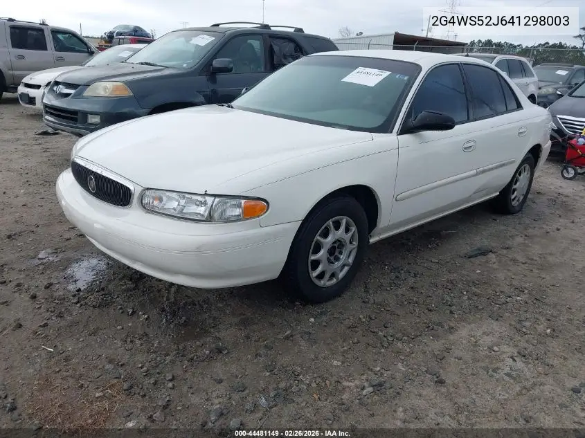 2004 Buick Century VIN: 2G4WS52J641298003 Lot: 44481149