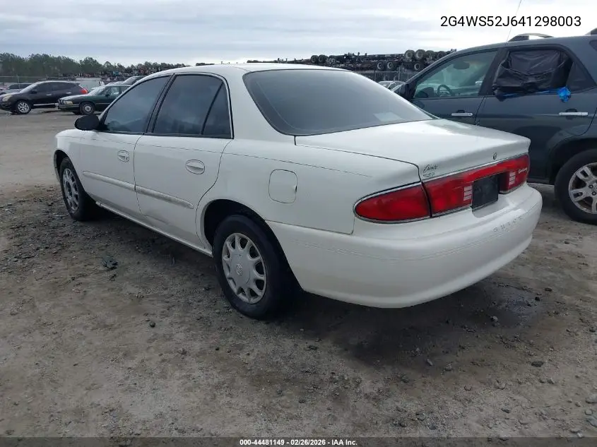 2004 Buick Century VIN: 2G4WS52J641298003 Lot: 44481149