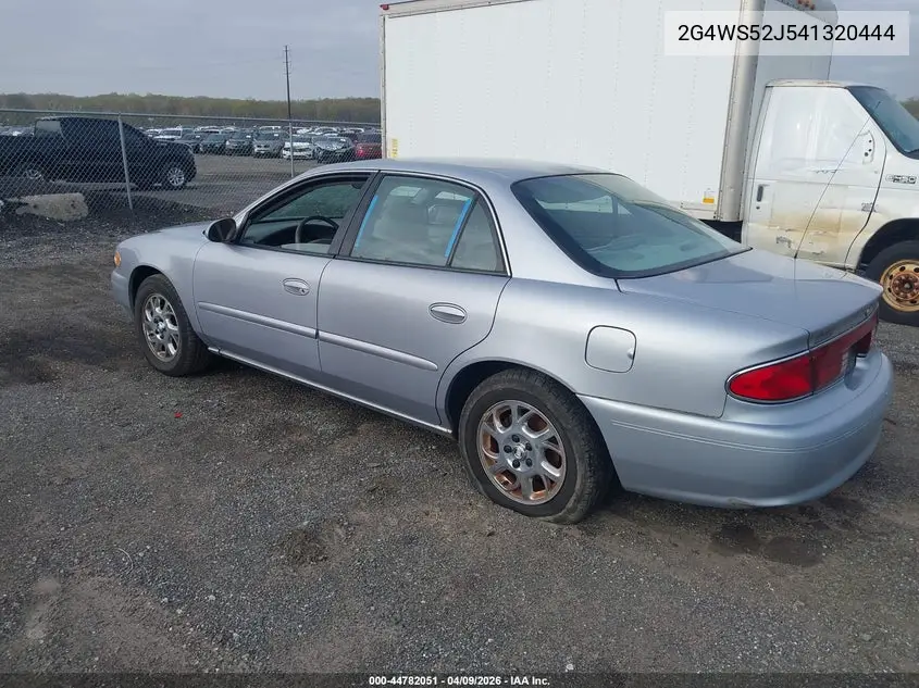 2004 Buick Century VIN: 2G4WS52J541320444 Lot: 44782051