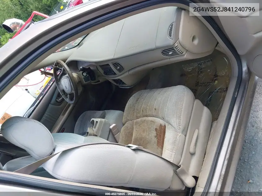2004 Buick Century VIN: 2G4WS52J841240796 Lot: 45275805