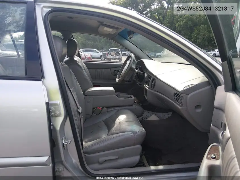 2004 Buick Century VIN: 2G4WS52J341321317 Lot: 45300892