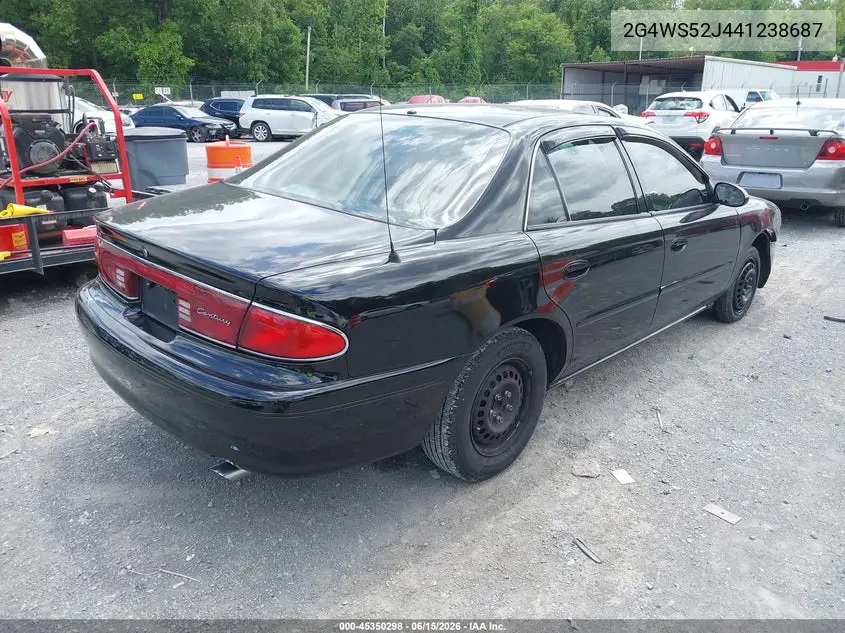 2004 Buick Century VIN: 2G4WS52J441238687 Lot: 45350298