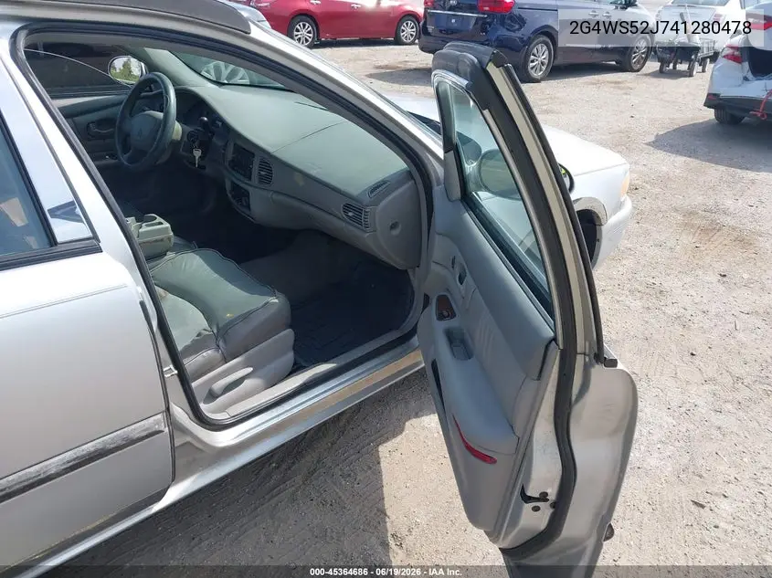 2004 Buick Century VIN: 2G4WS52J741280478 Lot: 45364686