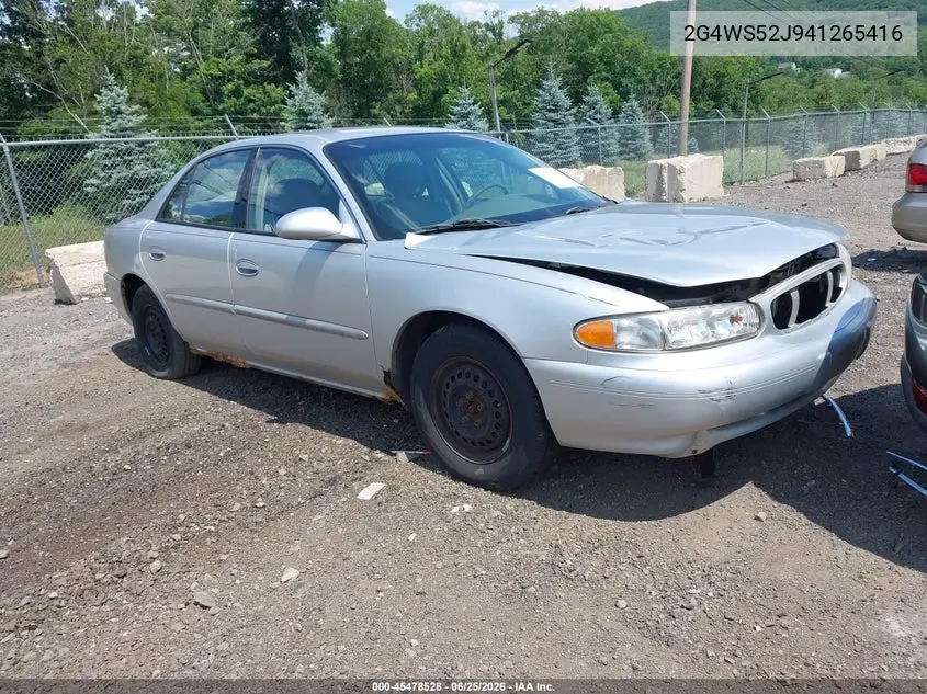 2004 Buick Century VIN: 2G4WS52J941265416 Lot: 45478528