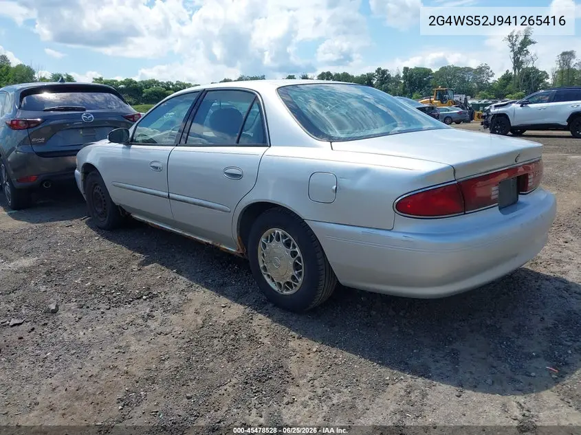 2004 Buick Century VIN: 2G4WS52J941265416 Lot: 45478528