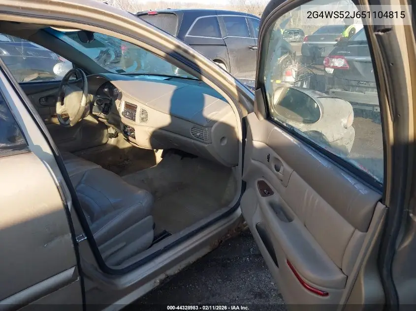 2005 Buick Century VIN: 2G4WS52J651104815 Lot: 44328983