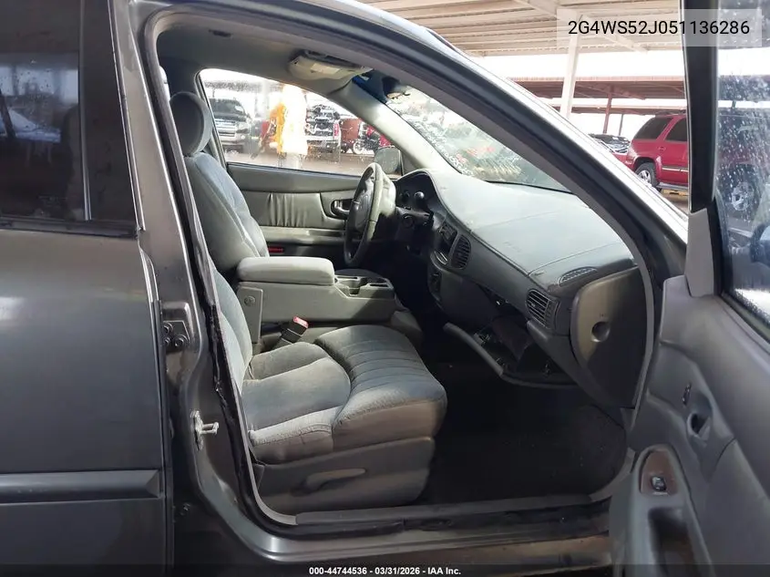 2005 Buick Century VIN: 2G4WS52J051136286 Lot: 44744536