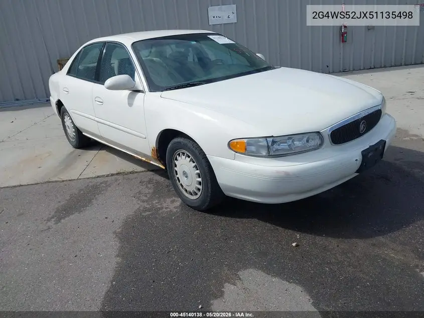 2005 Buick Century VIN: 2G4WS52JX51135498 Lot: 45140138