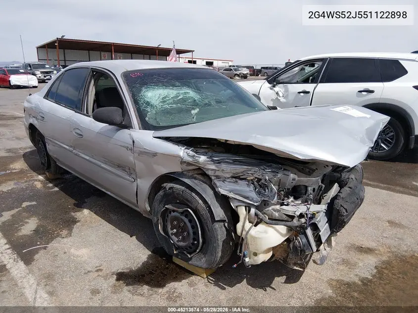 2005 Buick Century VIN: 2G4WS52J551122898 Lot: 45213574