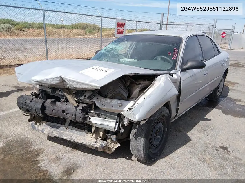 2005 Buick Century VIN: 2G4WS52J551122898 Lot: 45213574