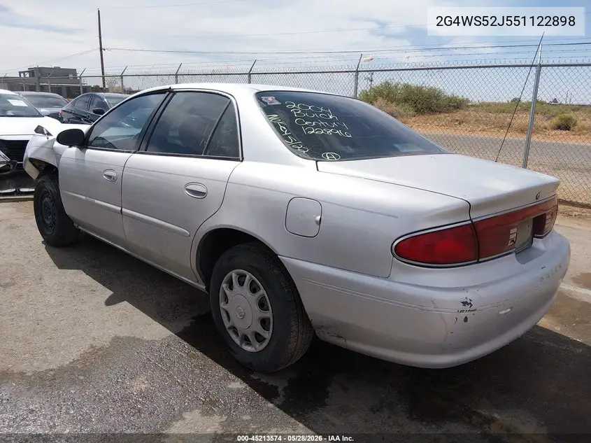 2005 Buick Century VIN: 2G4WS52J551122898 Lot: 45213574
