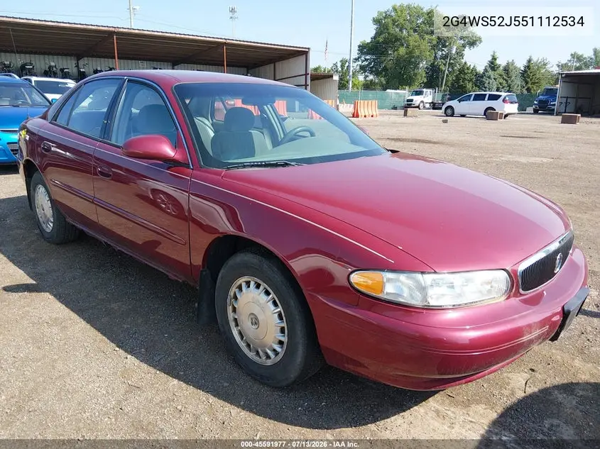 2005 Buick Century VIN: 2G4WS52J551112534 Lot: 45591977