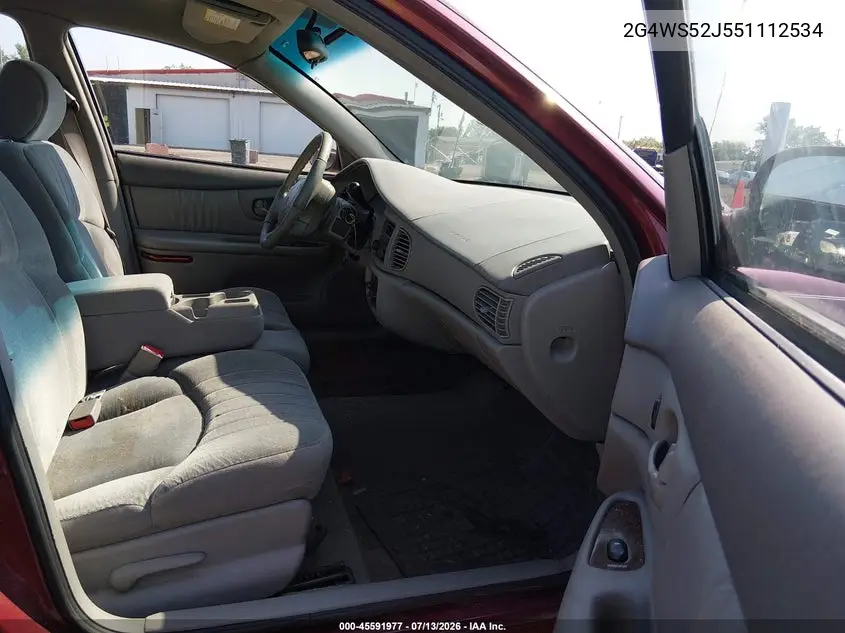 2005 Buick Century VIN: 2G4WS52J551112534 Lot: 45591977