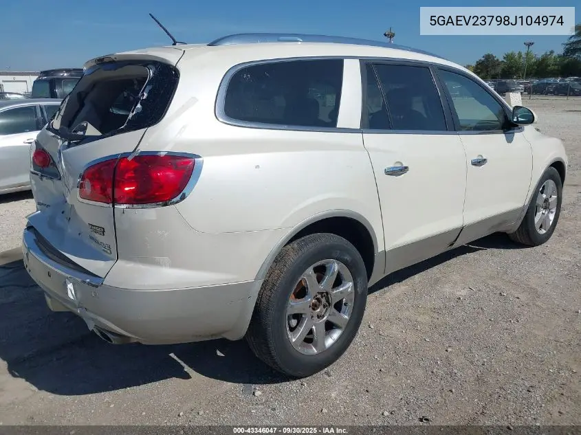 5GAEV23798J104974 2008 Buick Enclave Cxl
