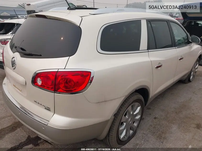 2010 Buick Enclave 2Xl VIN: 5GALVCED3AJ240913 Lot: 45629511