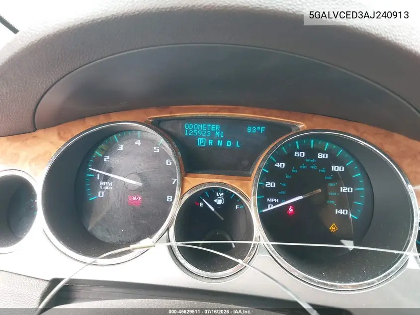 2010 Buick Enclave 2Xl VIN: 5GALVCED3AJ240913 Lot: 45629511