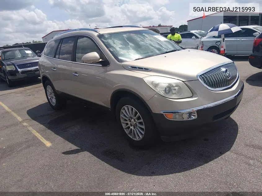 2010 Buick Enclave 1Xl VIN: 5GALRBED3AJ215993 Lot: 45681696