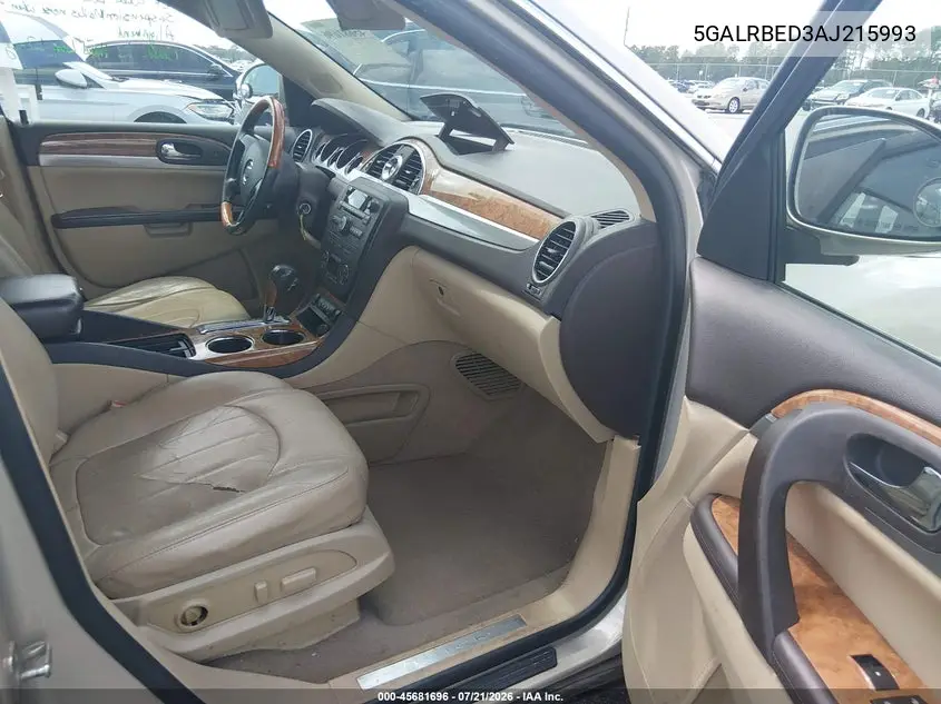 2010 Buick Enclave 1Xl VIN: 5GALRBED3AJ215993 Lot: 45681696