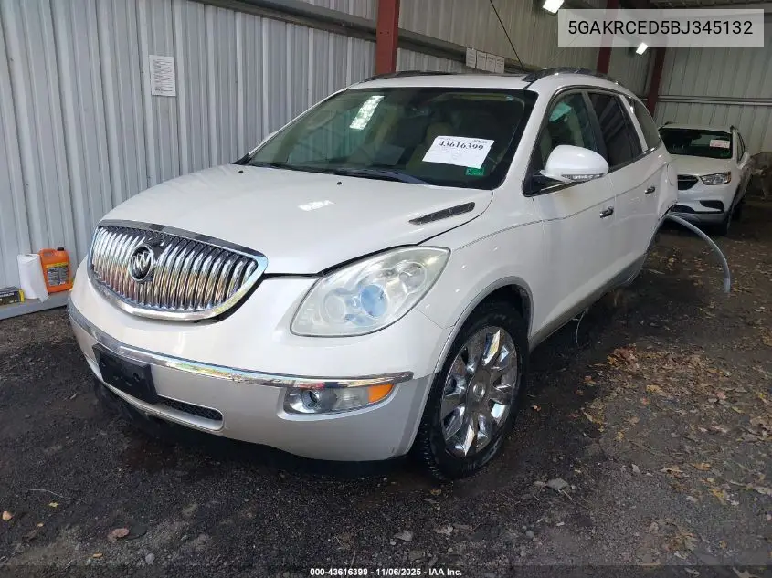 5GAKRCED5BJ345132 2011 Buick Enclave 2Xl