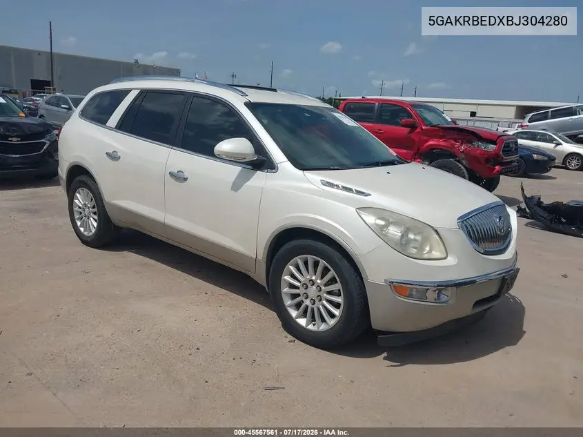 2011 Buick Enclave 1Xl VIN: 5GAKRBEDXBJ304280 Lot: 45567561