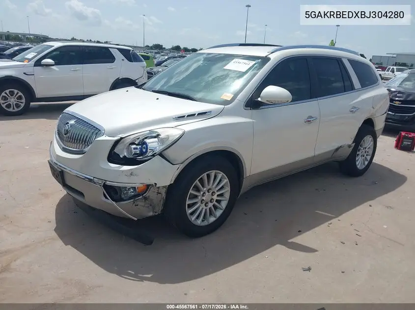 2011 Buick Enclave 1Xl VIN: 5GAKRBEDXBJ304280 Lot: 45567561