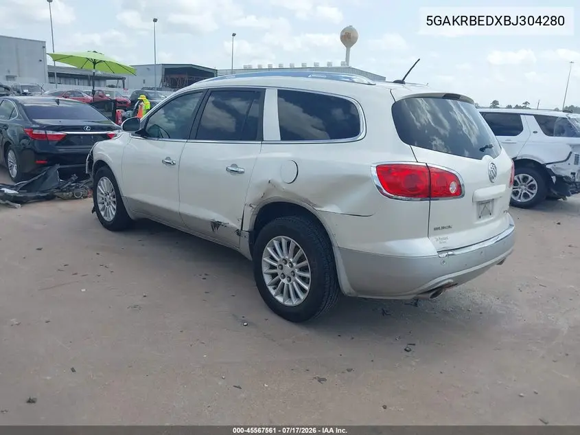 2011 Buick Enclave 1Xl VIN: 5GAKRBEDXBJ304280 Lot: 45567561