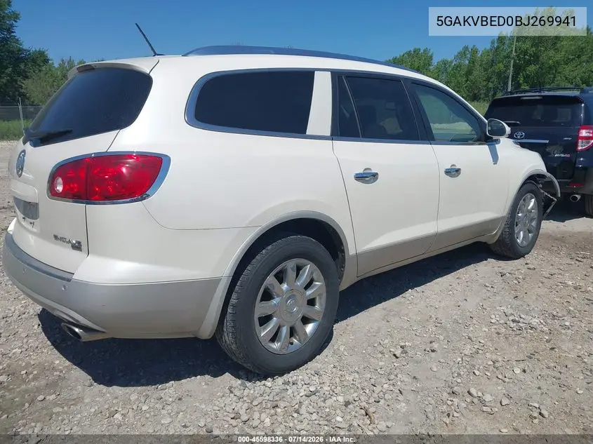 2011 Buick Enclave 1Xl VIN: 5GAKVBED0BJ269941 Lot: 45598336