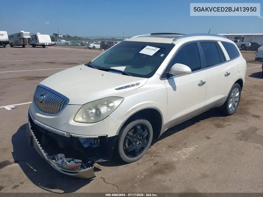 2011 Buick Enclave 2Xl VIN: 5GAKVCED2BJ413950 Lot: 45602604