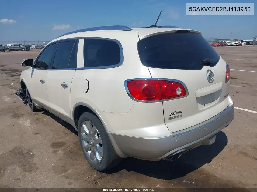2011 Buick Enclave 2Xl VIN: 5GAKVCED2BJ413950 Lot: 45602604