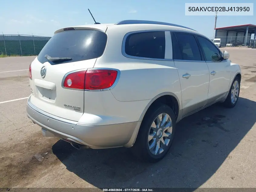 2011 Buick Enclave 2Xl VIN: 5GAKVCED2BJ413950 Lot: 45602604