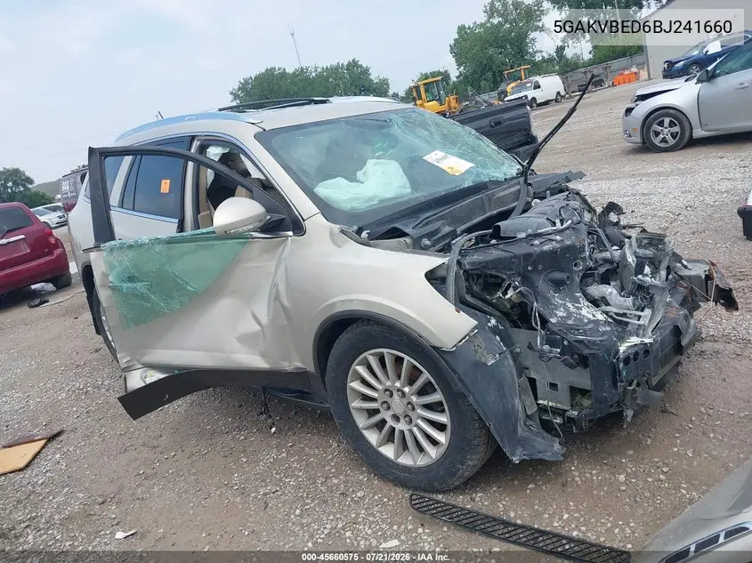 2011 Buick Enclave 1Xl VIN: 5GAKVBED6BJ241660 Lot: 45660575