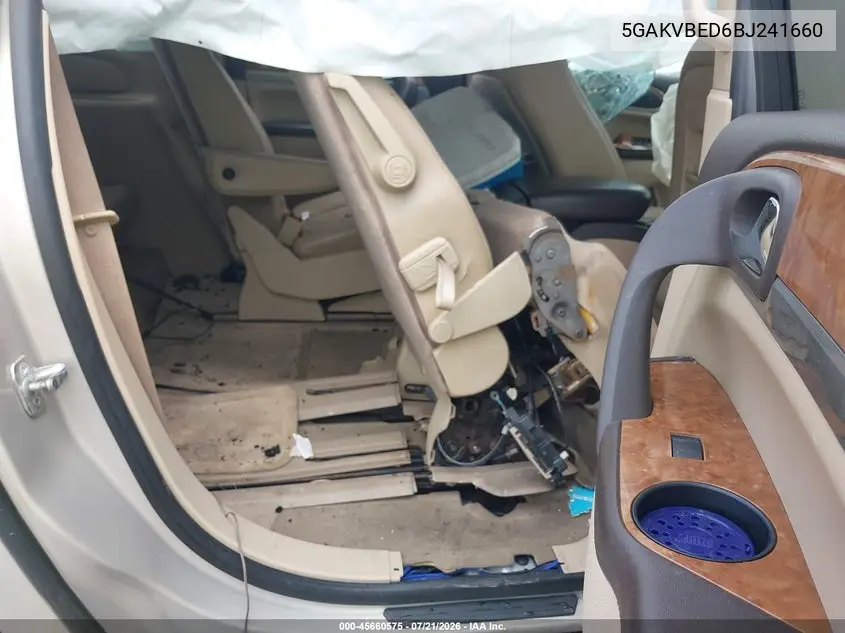 2011 Buick Enclave 1Xl VIN: 5GAKVBED6BJ241660 Lot: 45660575