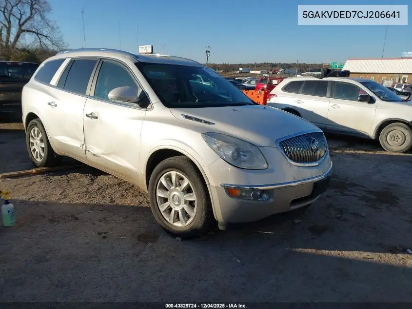 5GAKVDED7CJ206641 2012 Buick Enclave Premium