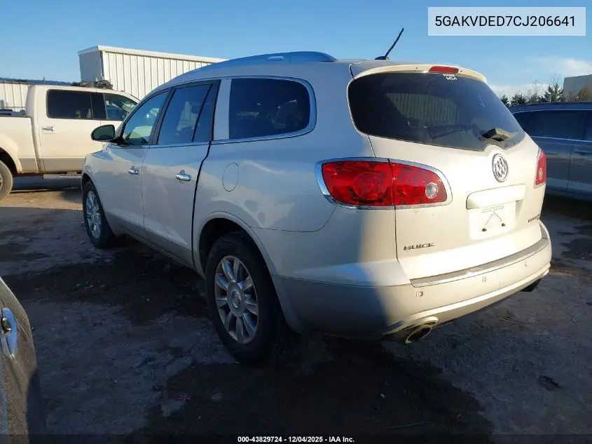 5GAKVDED7CJ206641 2012 Buick Enclave Premium