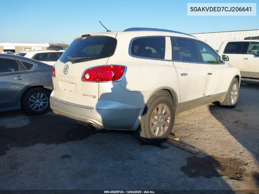 5GAKVDED7CJ206641 2012 Buick Enclave Premium