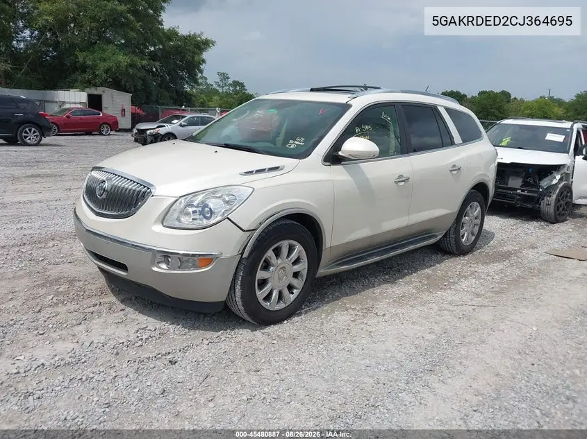 2012 Buick Enclave Premium VIN: 5GAKRDED2CJ364695 Lot: 45480887