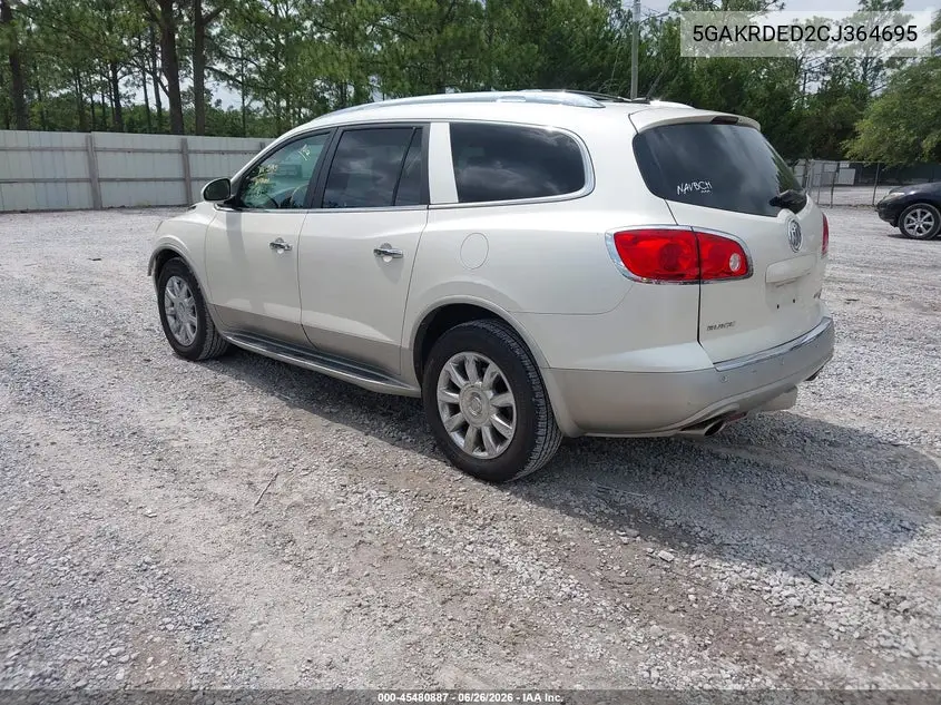 2012 Buick Enclave Premium VIN: 5GAKRDED2CJ364695 Lot: 45480887
