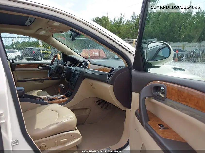 2012 Buick Enclave Premium VIN: 5GAKRDED2CJ364695 Lot: 45480887