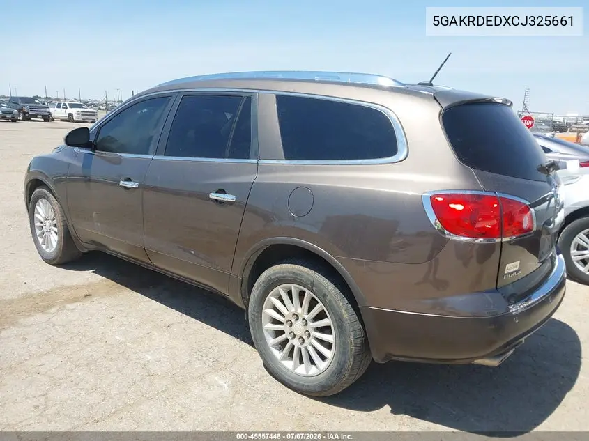 2012 Buick Enclave Premium VIN: 5GAKRDEDXCJ325661 Lot: 45557448