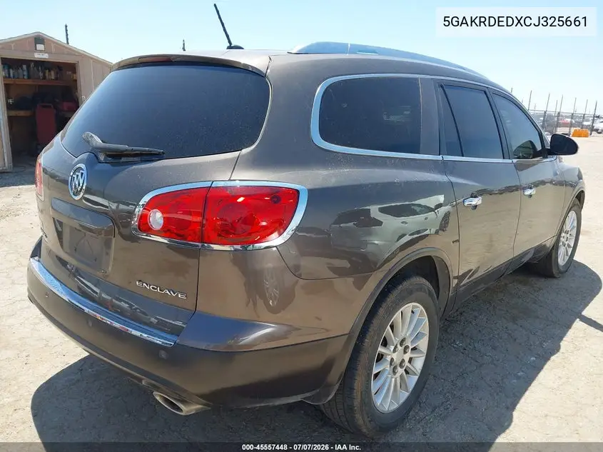 2012 Buick Enclave Premium VIN: 5GAKRDEDXCJ325661 Lot: 45557448