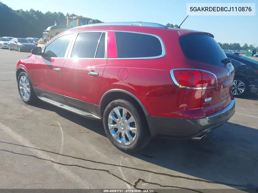 2012 Buick Enclave Premium VIN: 5GAKRDED8CJ110876 Lot: 45591731