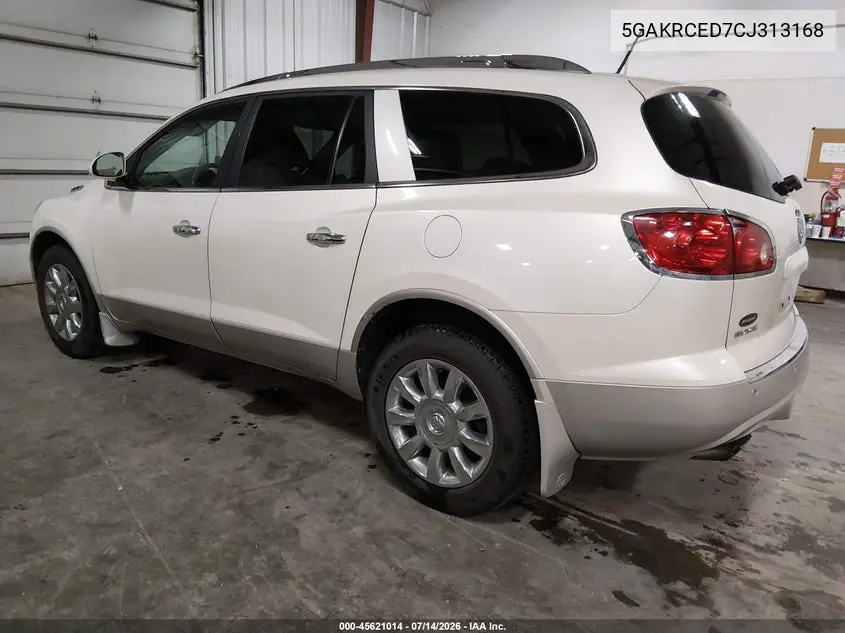2012 Buick Enclave Leather VIN: 5GAKRCED7CJ313168 Lot: 45621014