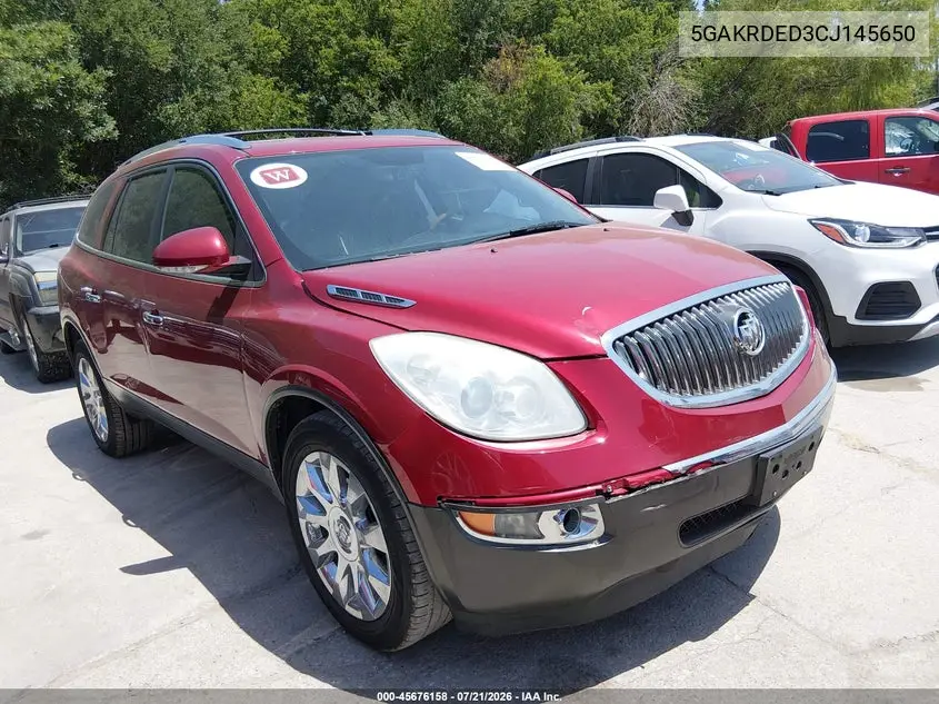 2012 Buick Enclave Premium VIN: 5GAKRDED3CJ145650 Lot: 45676158